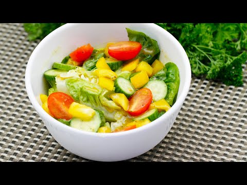 Salad with Honey &amp; Mustard Dressing 蜜糖芥末沙拉