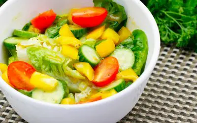 Salad with Honey Mustard Dressing