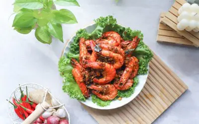 Kam Heong Prawns