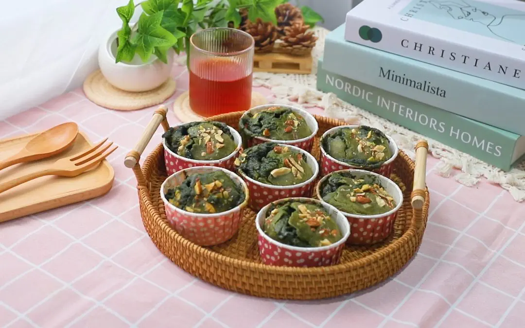 Matcha White Chocolate Muffins