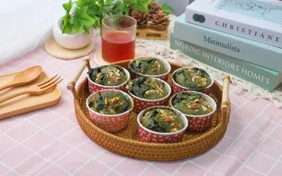 Matcha White Chocolate Muffins