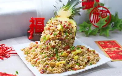 Bak Kwa Pineapple Fried Rice