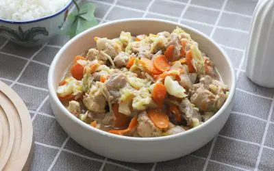 Rice Cooker Chicken Veggie Stew