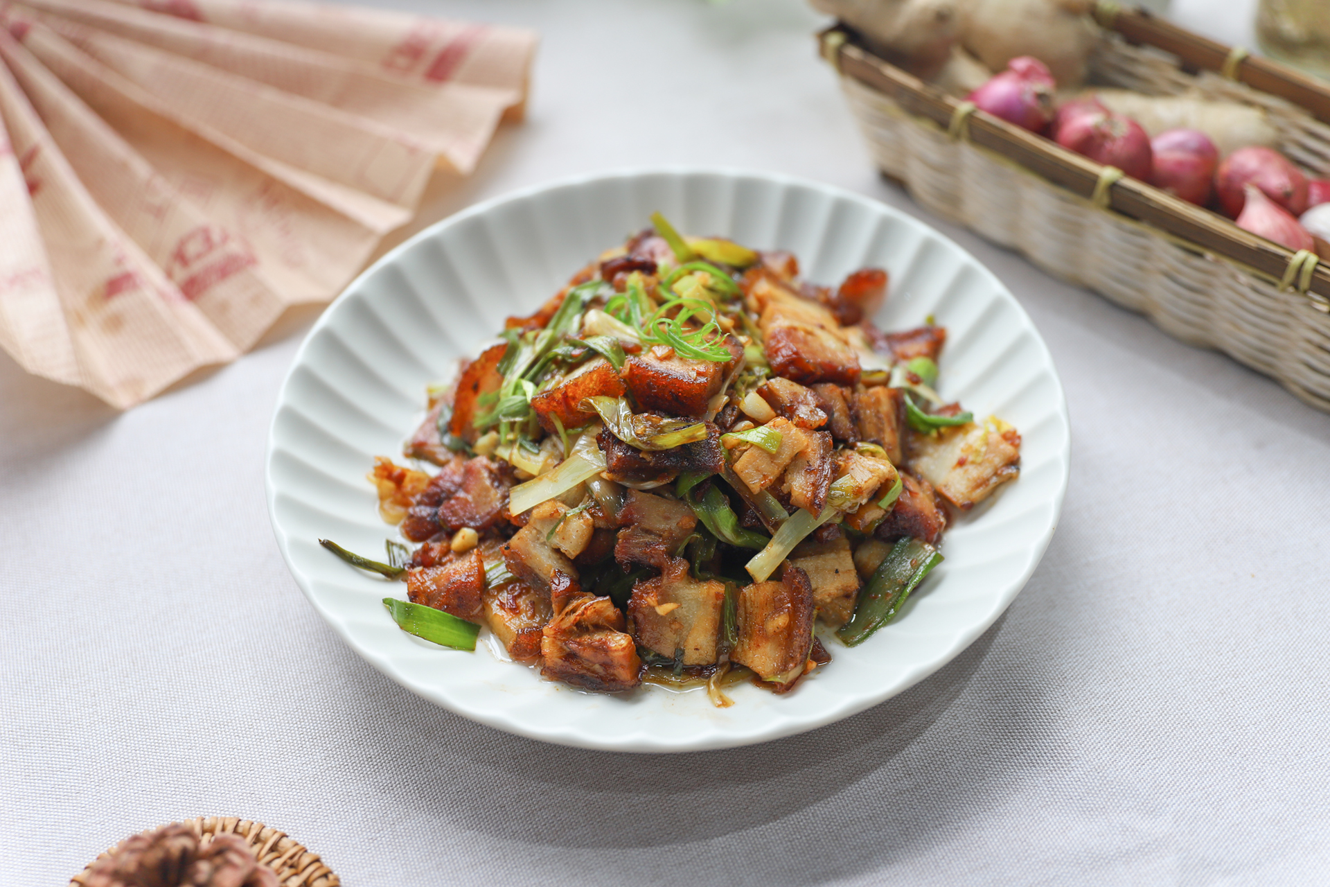 Stir fry Leeks with Roast Pork_Website Thumbnail